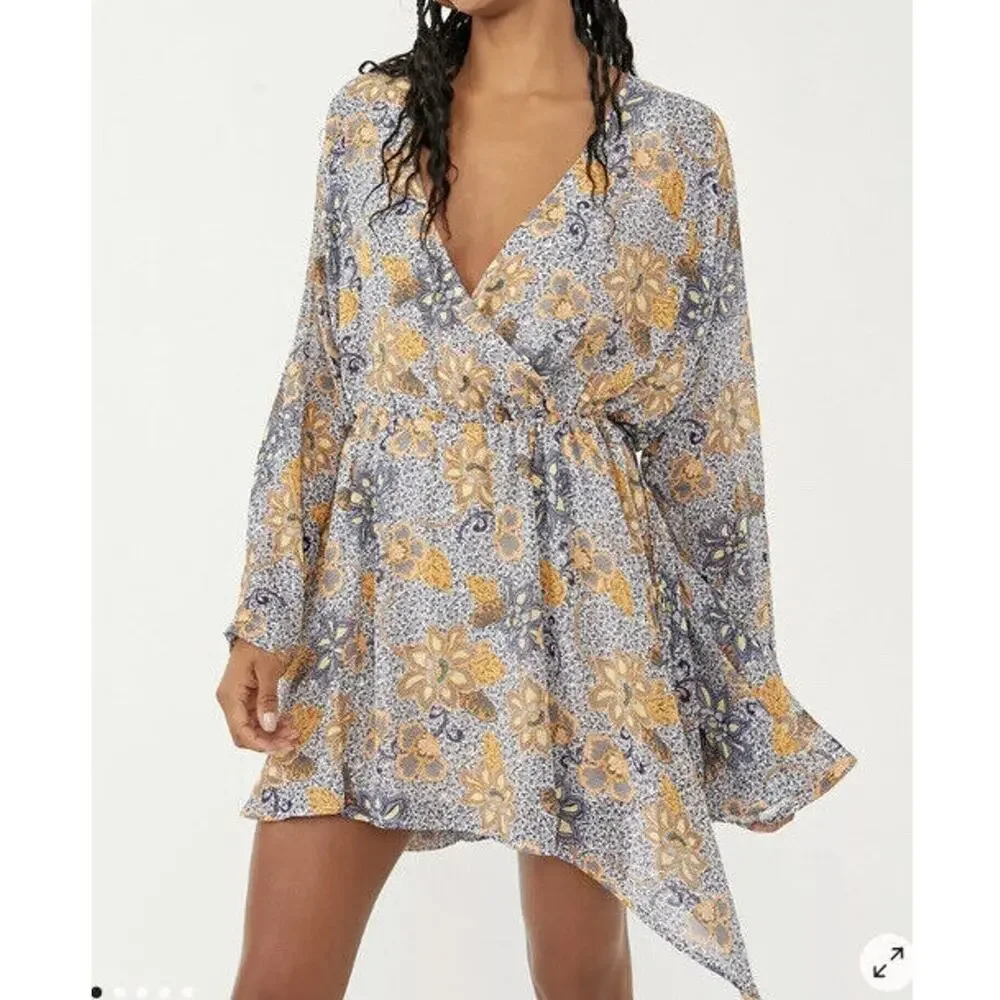 Free People Mini Dress Teegan Floral